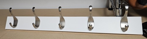 Wandgarderobe haken weiss - 5,