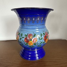 Vintage Emaille Vase Gemarkt