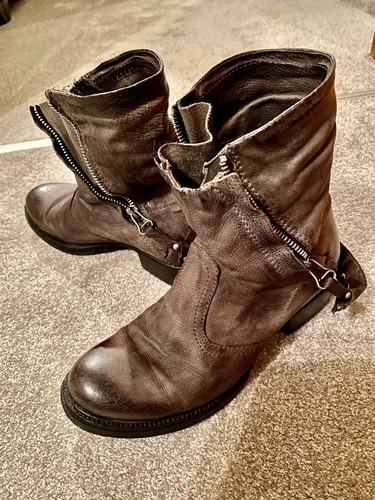 Coole biker stiefeletten mit - biker,