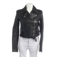 Lederjacke Alexander McQueen Schwarz 34 IT 40