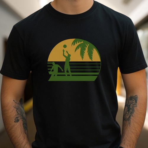 Herren shirt beach - herren, t-shirt