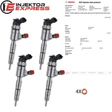 4x 0445110566 Einspritzdüse