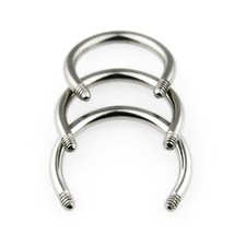 2er Set Piercing Hufeisen