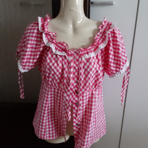 Trachtenbluse oktoberfest - trachtenbluse,