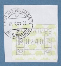 Schweiz 1997 FRAMA-ATM Landkarte der Schweiz, Druck SCHWARZ, Mi-Nr. 5ye 0240 O