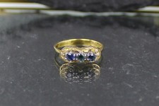 Saphir-Diamant Goldring, 750er