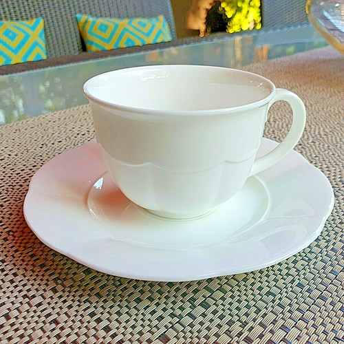 Damasco weiss kaffeetasse - v&b,