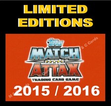 Match Attax 2015/16 15/16 LIMITIERTE EDITION KARTEN Premier League inkl. EXTRA 