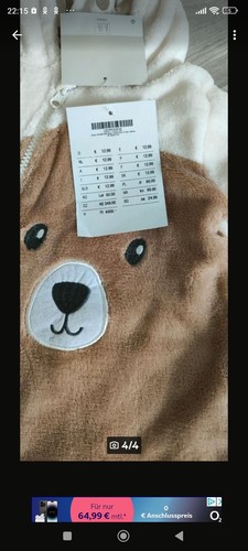 Baby teddy overall - teddy,
