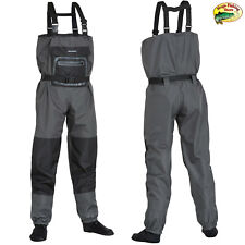 FLADEN Maxximus Wathose mit Neopren Füsslingen Wasserdicht Wat Hose ATMUNGSAKTIV