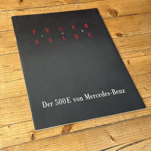 Mercedes prospekt 500e w124 - prospekt,
