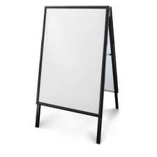 Kundenstopper Schwarz A1