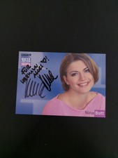 Autogramm AK Autogrammkarte Nina Bott Schauspielerin Gute Zeiten Schlechte