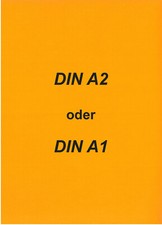 DIN A1 DIN A2 Papier orange