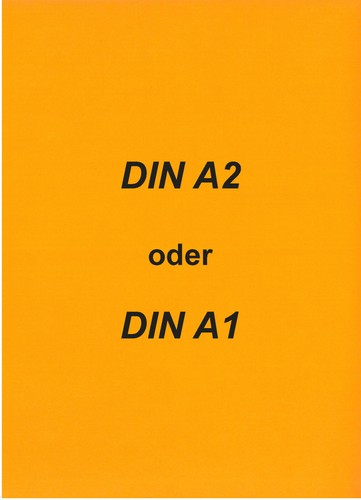 Din papier orange - a1, a2