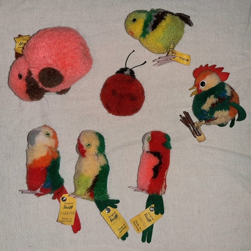 Alte steiff wollminiaturen - alte,