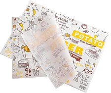 La Llareta Brotpapier 100 Blatt, 26 * 36cm Käsepapier, Wasserdicht und Öl, N