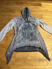 Tredy Shirt, Tunika, Blau, GLITZER, Zipfel, Gr. 38