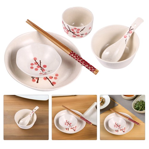 Asiatisches teller set - asiatisches, teller-set