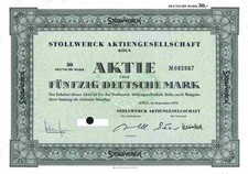 Stollwerck AG Köln 1976