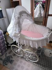 Retro Stubenwagen Beistellbett Bett Kinderbett wiege Kinderwagen Babybett