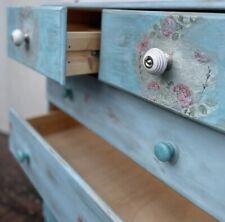  Holz Kommode -Unikat -DIY- Blue