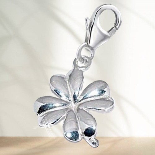 Kleeblatt charm 925 - kleeblatt,