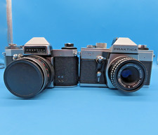 #SE4492# Praktica DTL3 Domiplan 2,8/50, Tlova B Carl zeiss Pancolar 1,8/50 M42