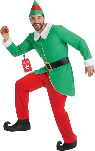 Weihnachtself kostüm herren - weihnachtself,