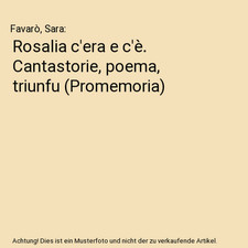 Rosalia c'era e c'è