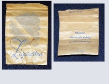 Kleine Papiertüte DDR Werbung