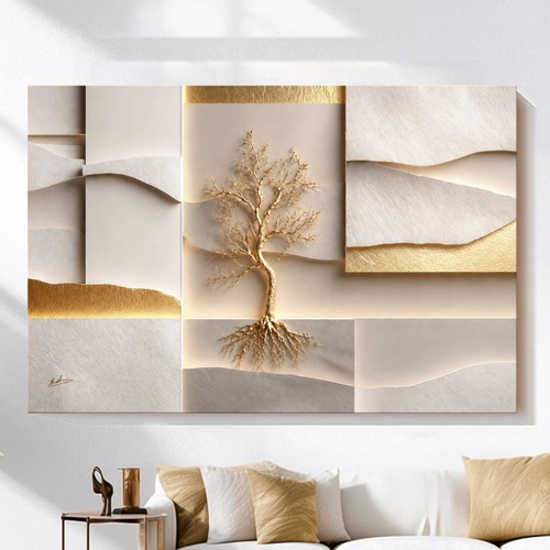 Lebensbaum leinwandbild xxl - leinwandbild,