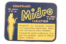 alte antike Blechdose Dose