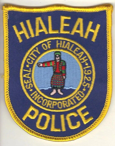 Hialeah police film abzeichen - police,