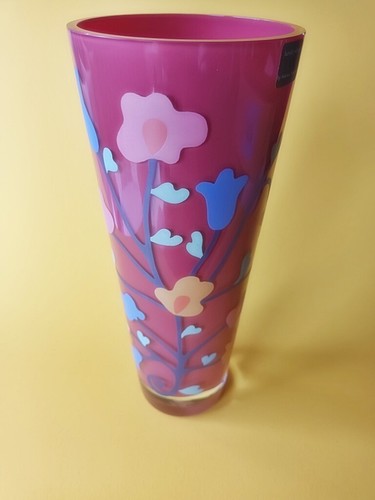 Vase fiurel bordeaux - vase, cm