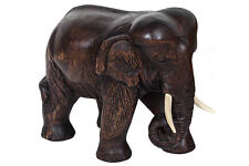 Elefant Holz braun 8``