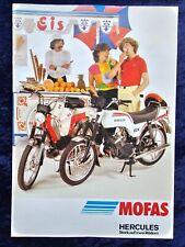 Hercules Mofas, originaler Prospekt, Modelle: Prima 2 3  4 5 S, GX, Optima 3 S