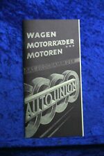 Auto Union Programm 1937