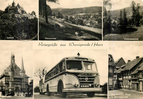 Wernigerode harz mehrbildkarte - harz,