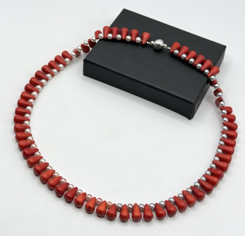 Elegante korallenkette rot - korallenkette,