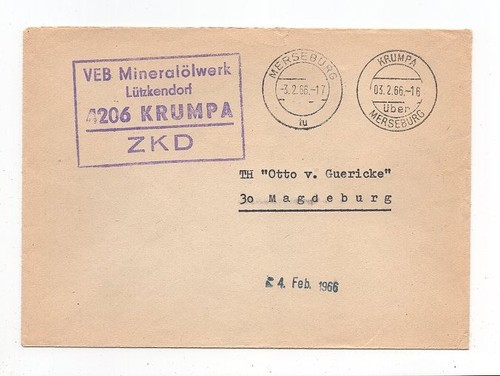 Ddr dienst zkd brief krumpa - ddr,