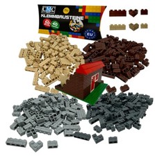110 Klemmbausteine Mauersteine Wand Ecke Eckstein 1x2-1x4-2x2 Masonry Bricks