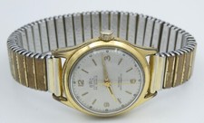 BWC 25 Jewels Herrenuhr Automatic Edelstahl vergoldet