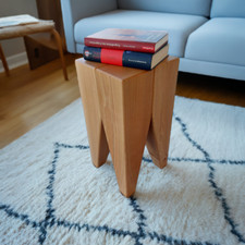 Massivholz Hocker Design
