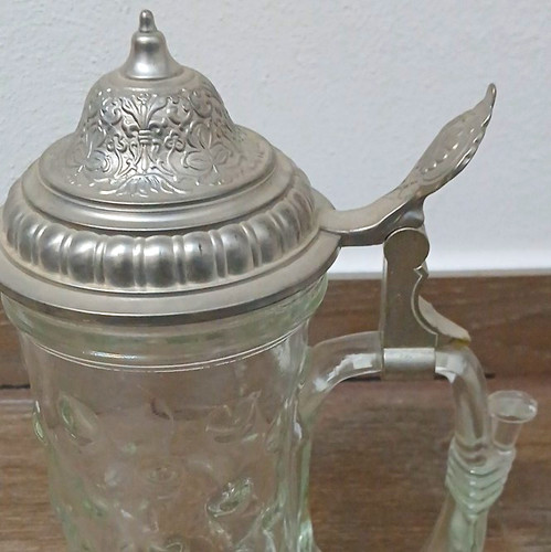 Glas bierkrug mit - bierkrug,