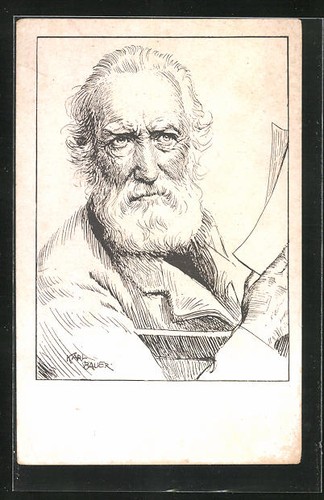 Künstler karl bauer - künstler-ak,
