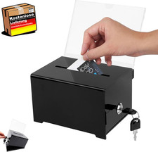 Acrylspendenbox mit Schloss