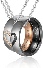 Partner-Halskette Paar Schmuck