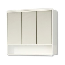 Spiegelschrank - weiß - 58 cm