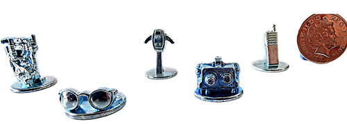 Ghostbusters monopoly tokens - ghostbusters,